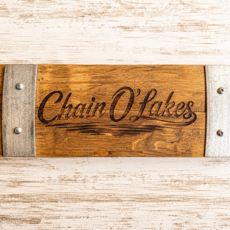 Chain O' Lakes Stave Sign 2