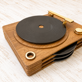 Vinyl Album Coaster Set