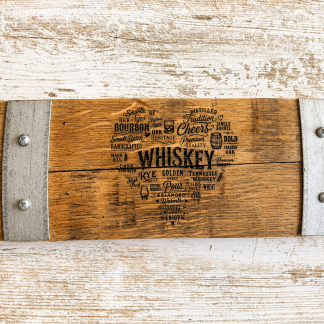 Whiskey Stave Sign