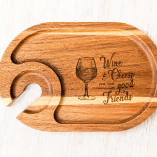 Friends Wine Serving Board