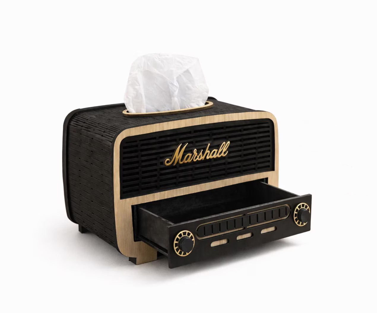 Retro Amplifier Tissue Box Holder - Image 2
