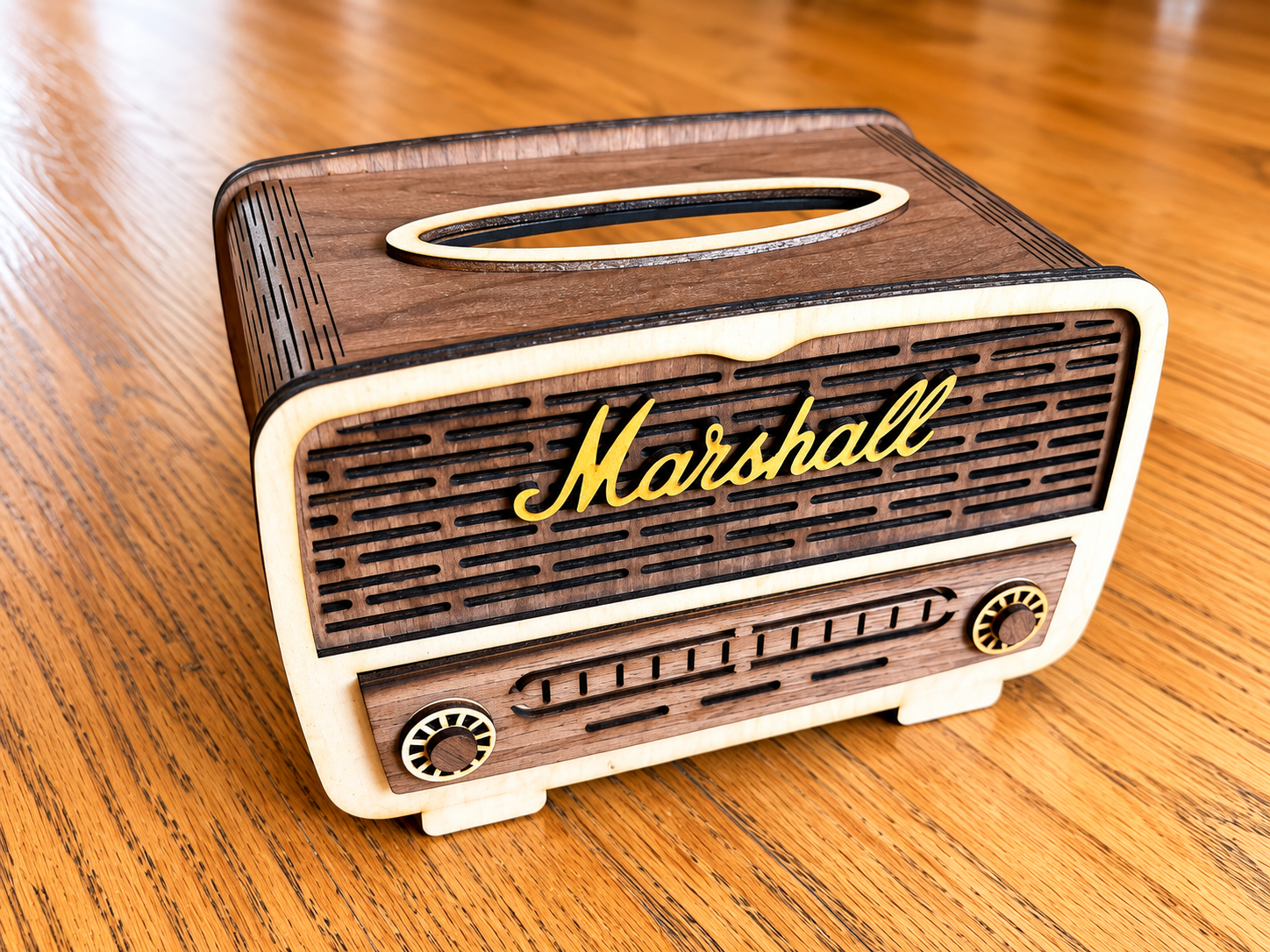 Retro Amplifier Tissue Box Holder - Image 3